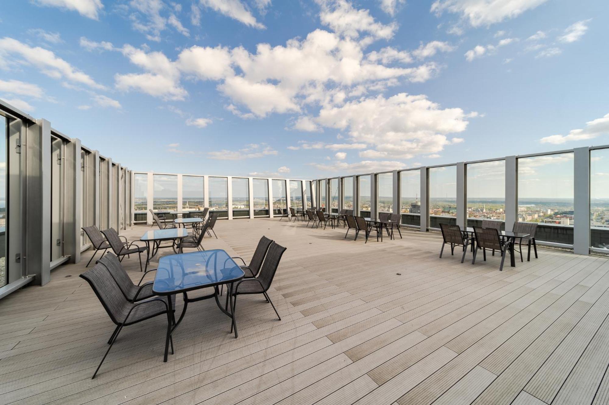 Hanza Tower Apartment No 628 - 6Th Floor, Balcony, Swimming Pool Szczecin Buitenkant foto
