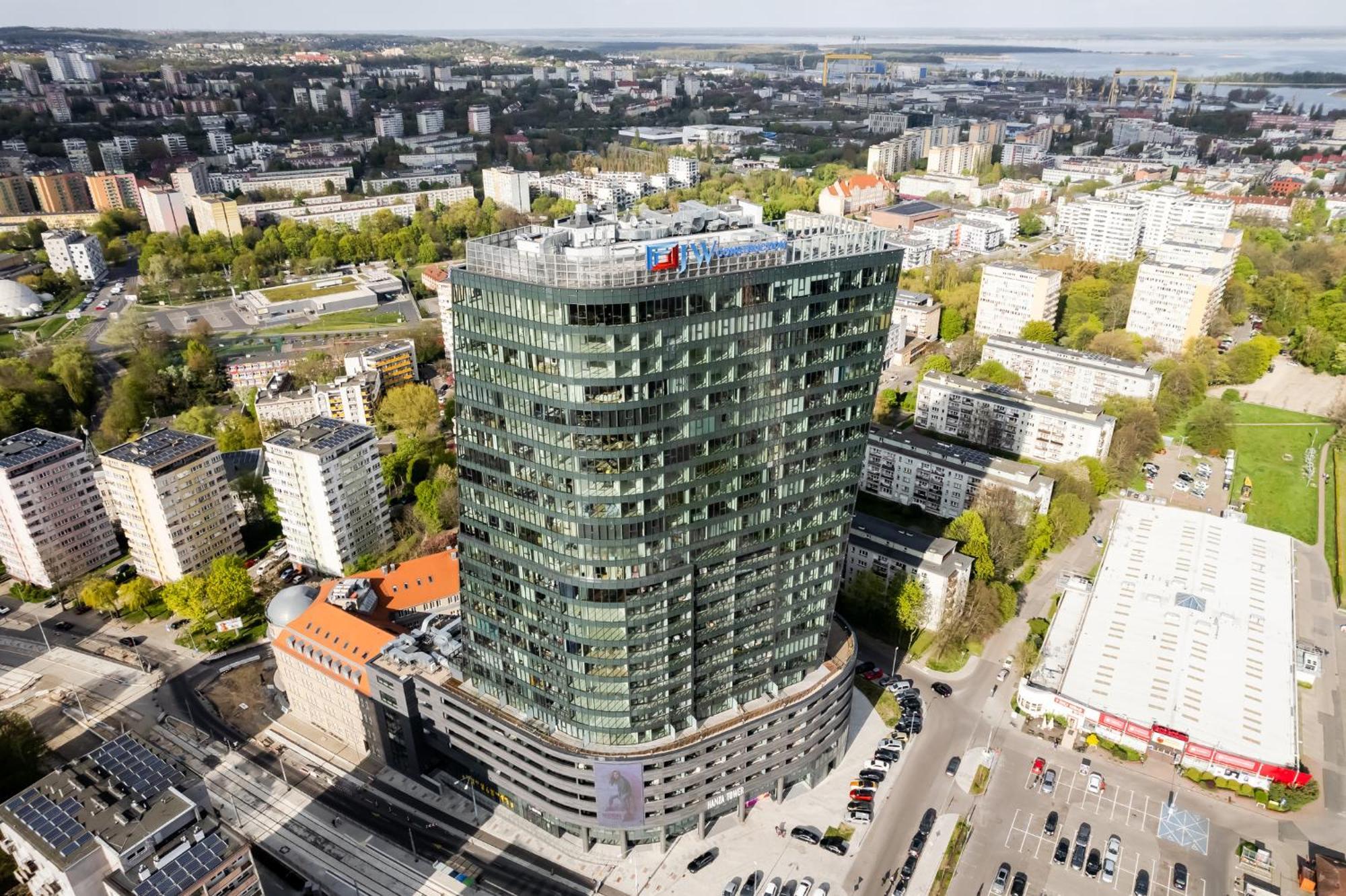 Hanza Tower Apartment No 628 - 6Th Floor, Balcony, Swimming Pool Szczecin Buitenkant foto